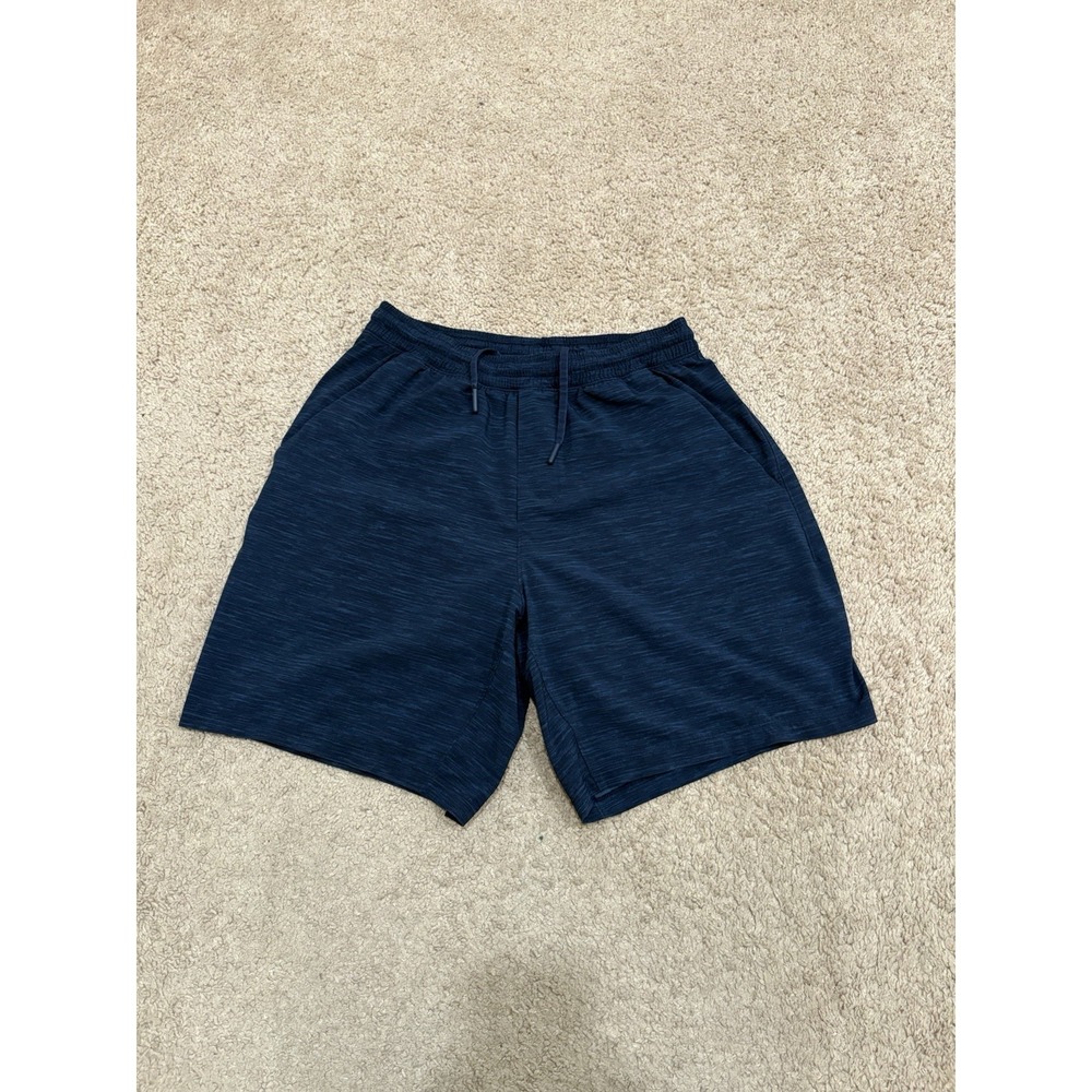 Lululemon Pace Breaker Shorts Mens Small Blue Lined Performance 9" Gym